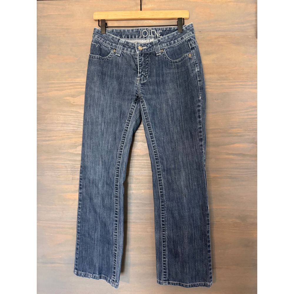Kimes Ranch Jolene Western Bootcut Jeans Dark Wash Size 4/34 Mid Rise